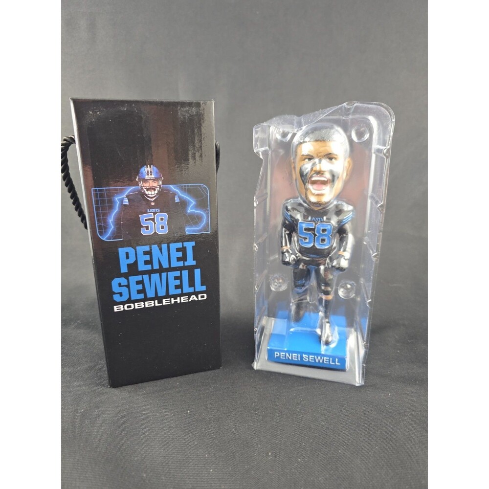 NEW Penei Sewell  - Detroit Lions ~ Season Ticket Holder Exclusive Bobble Head
